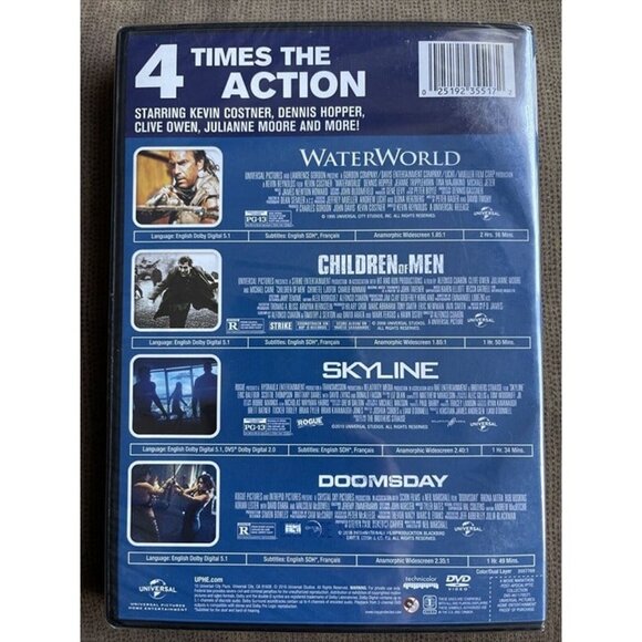 4-Movie Marathon: Post-Apocalyptic Collection (DVD, 2016, 2-Disc Set) - Picture 2 of 2